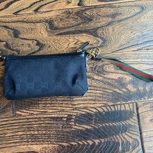 Gucci Black Wristlet